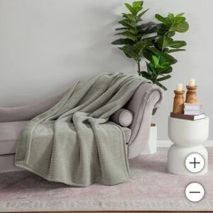 (5)Berkshire chenille knit throws